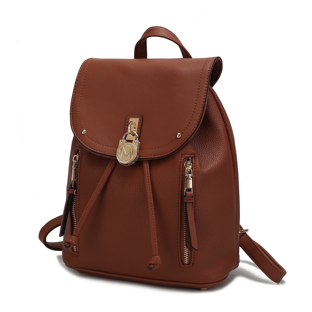 Backpack Purse for Women, Vegan Leather Top-Handle Fashion Daypack Brown by🥸